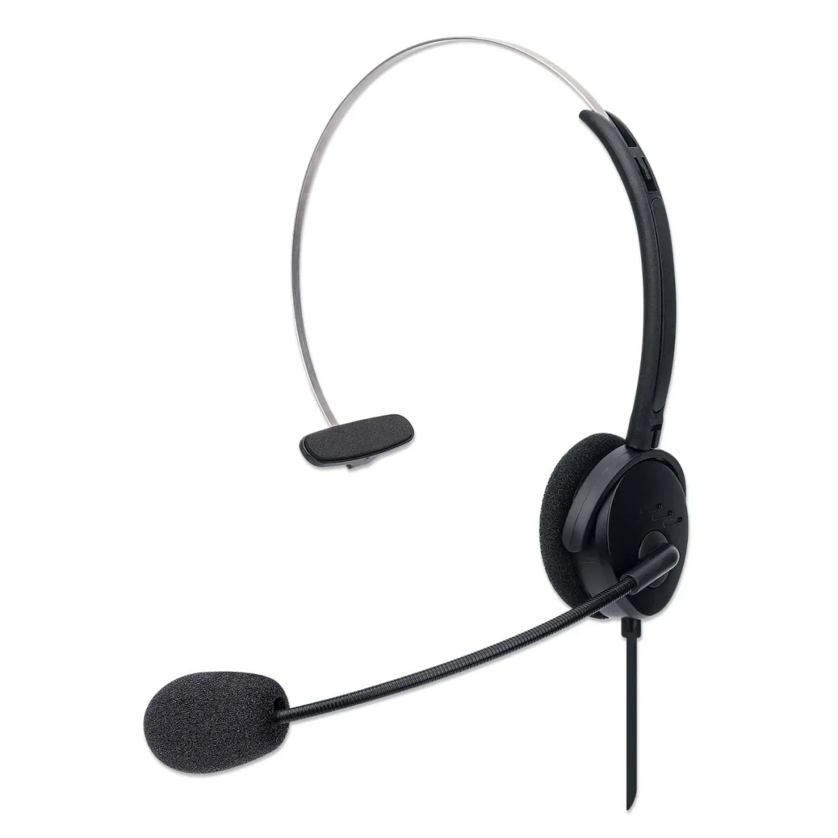 Manhattan 179867 Headset Mono USB-A On-ear- Retail Box Adjustable Microphone
