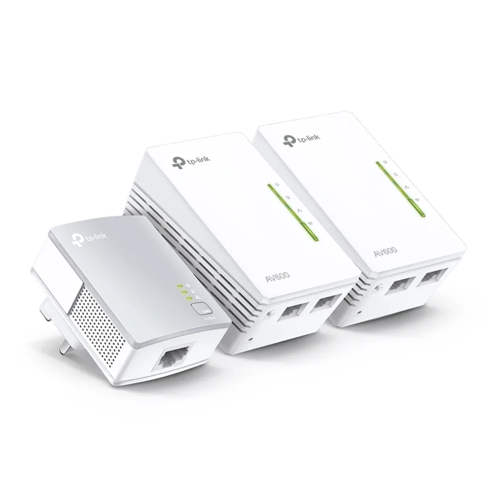 TP-Link TL-WPA4220 TKIT AV600 Powerline Wi-Fi Booster 2 LAN, 3 units