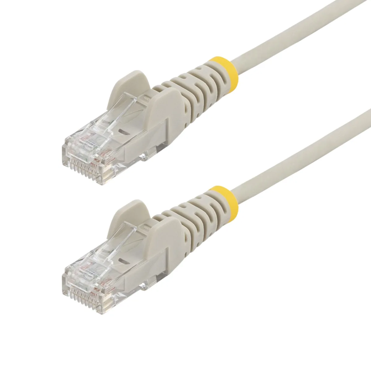 Startech 1.5m Slim LSZH CAT6 Ethernet Cable, 10 Gigabit Snagless RJ45 100W PoE Patch Cord, CAT 6 10GbE UTP Network Cable w/Strain Relief, Grey, ETL, Low Smoke Zero Halogen - Category 6 - 28AWG (N6PAT150CMGRS)