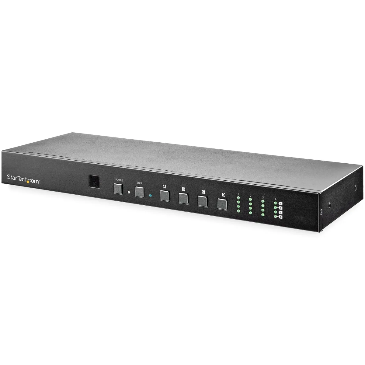 Startech 4x4 HDMI Matrix Switch with Audio and Ethernet Control - 4K 60Hz Video - Rack Mount HDMI 2.0 Splitter with Remote (VS424HD4K60)