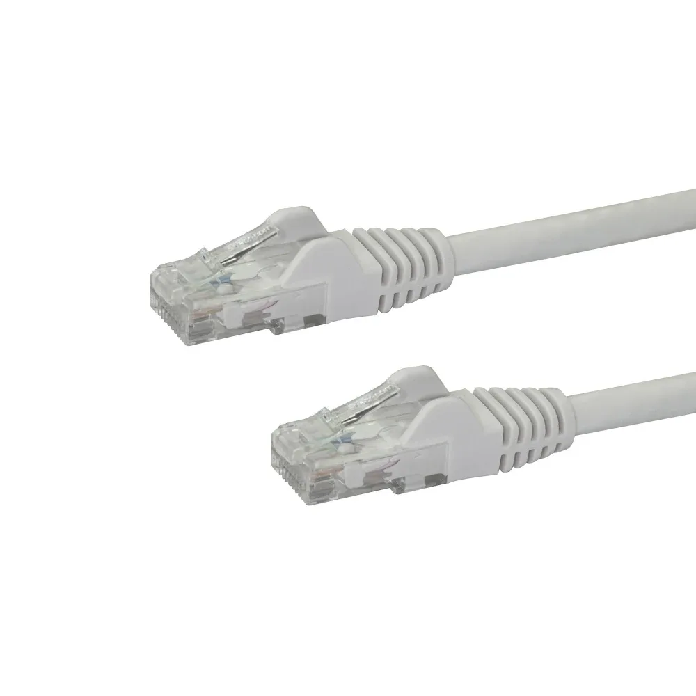 Startech 75ft CAT6 Ethernet Cable, 10 Gigabit Snagless RJ45 650MHz 100W PoE Patch Cord, CAT 6 10GbE UTP Network Cable w/Strain Relief, White, Wiring is UL Certified/TIA - Category 6 - 24AWG (N6PATCH75WH)