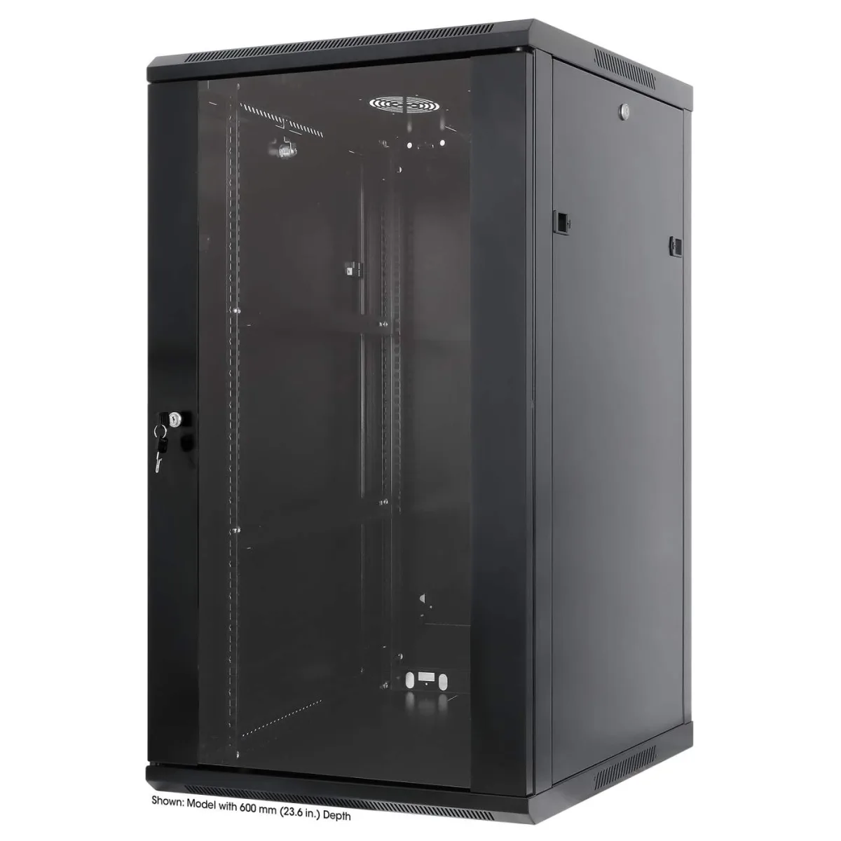 Intellinet 712033 Network Cabinet Wall Mount 20U- (Standard 450MM Black Assembled