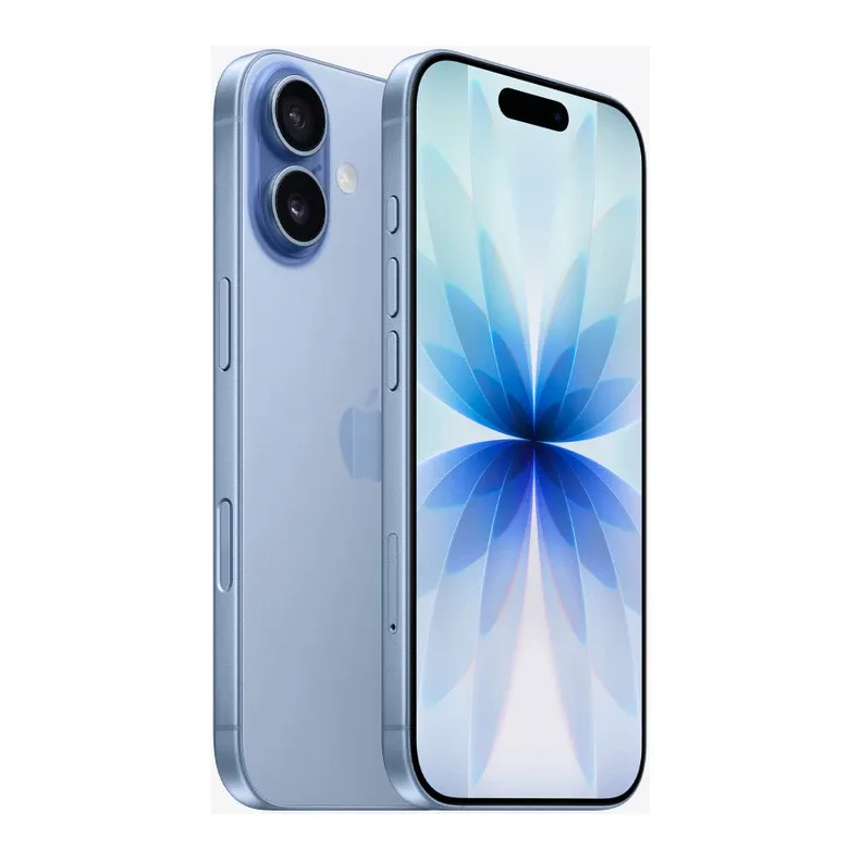 Apple iPhone 17 - 5G smartphone - dual-SIM / Internal Memory 512 GB - OLED display - 6.3" - 2622 x 1206 pixels (120 Hz) - 2x rear cameras 48 MP, 48 MP - front camera 18 Megapixel - mist blue