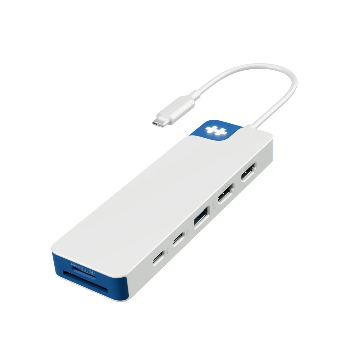 Targus HD4103BUGL Hyper Hyperdrive Flex 9 Port Dual 4K HDMI USB-C Hub (Blue)
