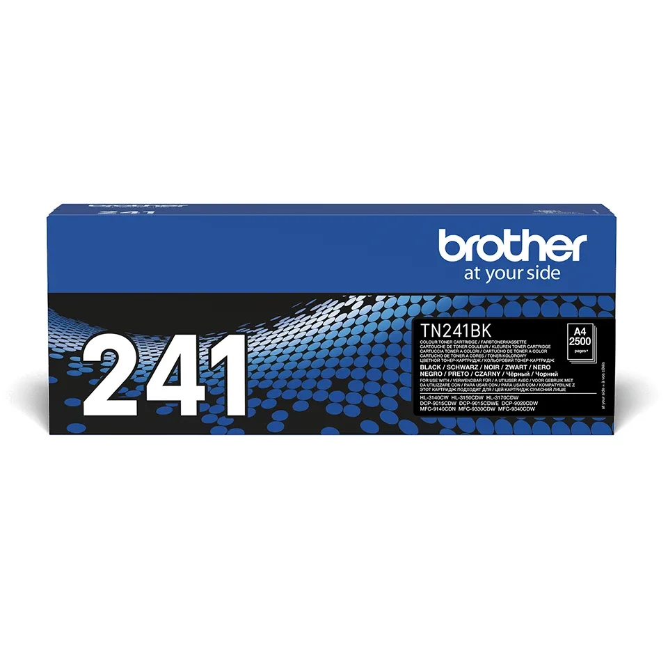 Brother TN241BK - Black - original - toner cartridge - for Brother DCP-9015CDW, DCP-9020CDW, HL-3150CDW, MFC-9140CDN