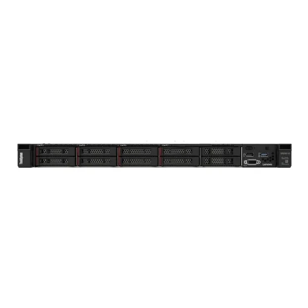 Lenovo ThinkSystem SR250 V3 7DCL - Server - rack-mountable 1U - 1-way - 1 x Xeon 6353P / up to 5.4 GHz - RAM 32 GB - hot-swap 2.5" bay(s) - no HDD - Matrox G200 - Gigabit Ethernet - no OS - monitor: none