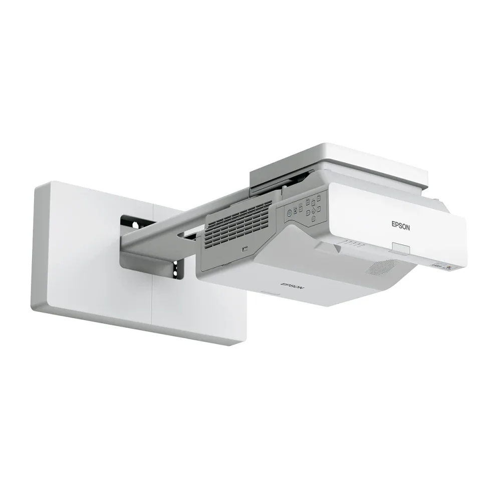 Epson EB-760WI - 3LCD projector - 4100 lumens (white) - 4100 lumens (colour) - WXGA (1280 x 800) - 16:10 - ultra short-throw lens - 802.11a/b/g/n/ac wireless / LAN/ Miracast - white