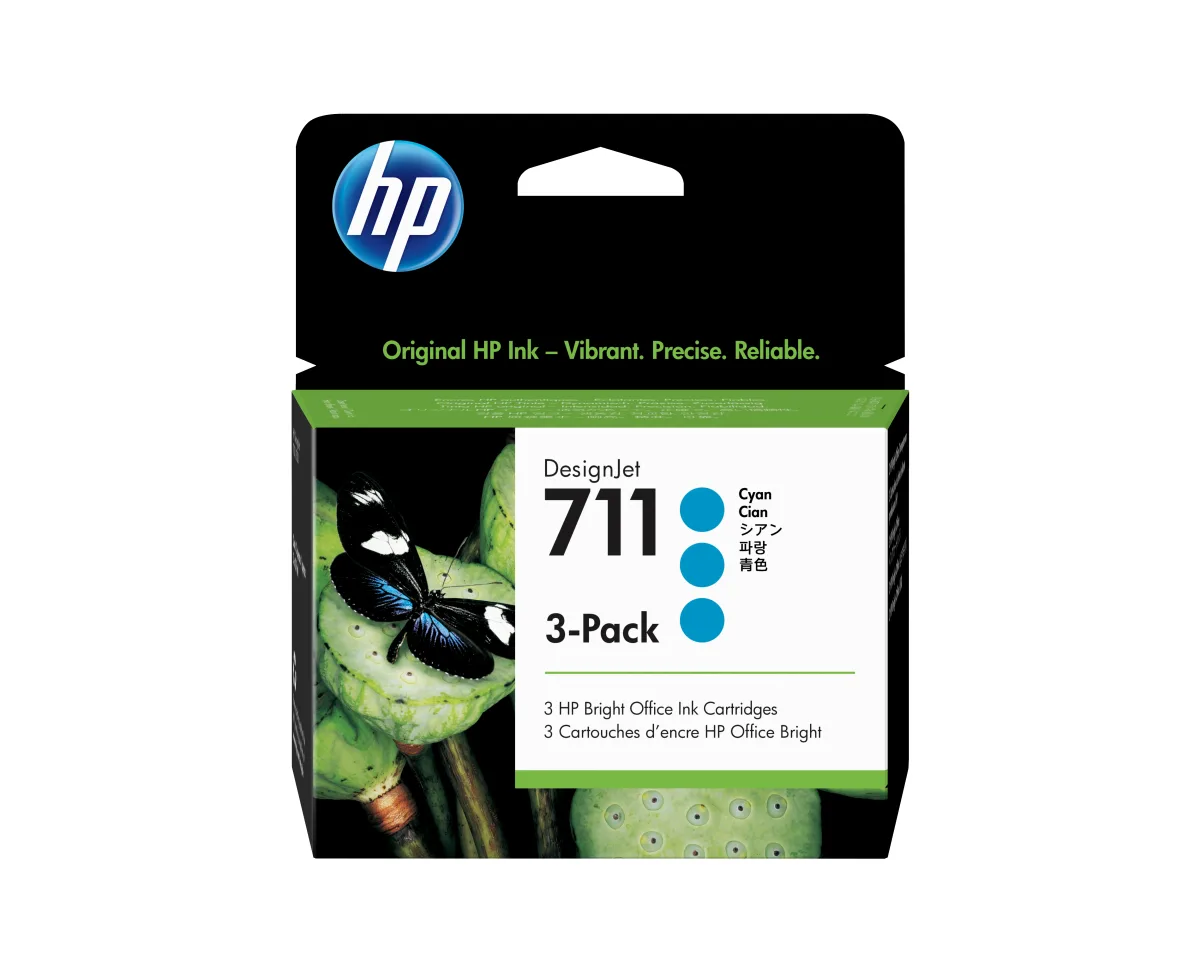 HP 711 - CZ134A - 1 x Cyan - Ink cartridge