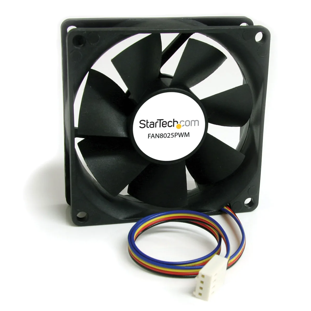 Startech 80x25mm Computer Case Fan with PWM - Pulse Width Modulation Connector - computer cooling Fan - 80mm Fan - pwm Fan (FAN8025PWM)