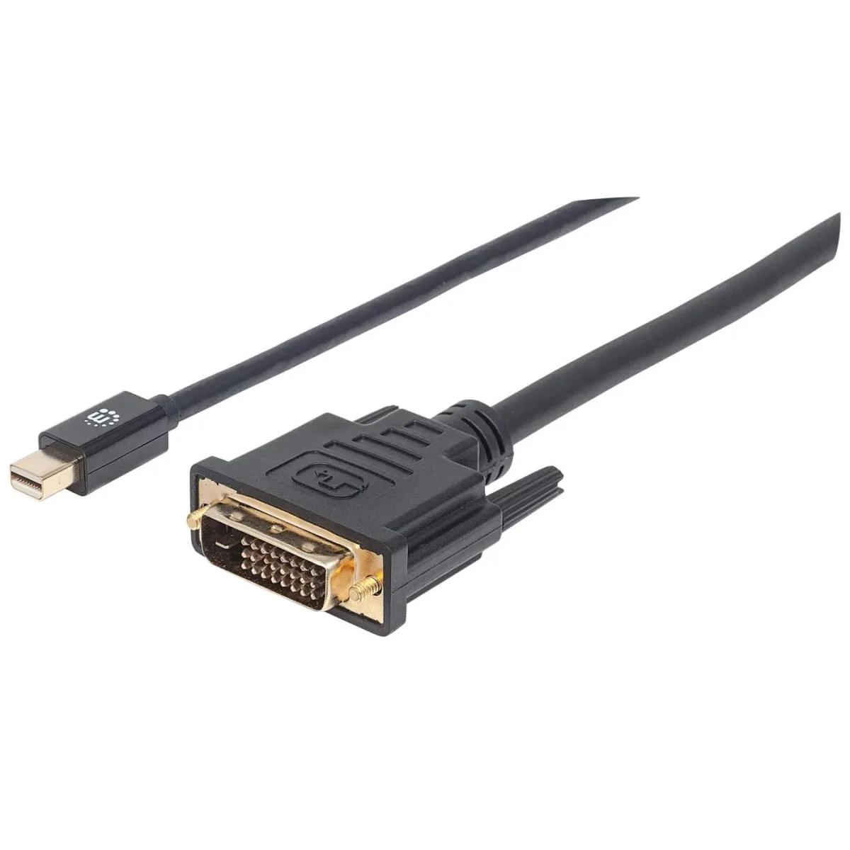 Manhattan 152150 Mini Displayport 1.2A to Dvi-d- 1.8M 1080P/60HZ Male/Female Blak