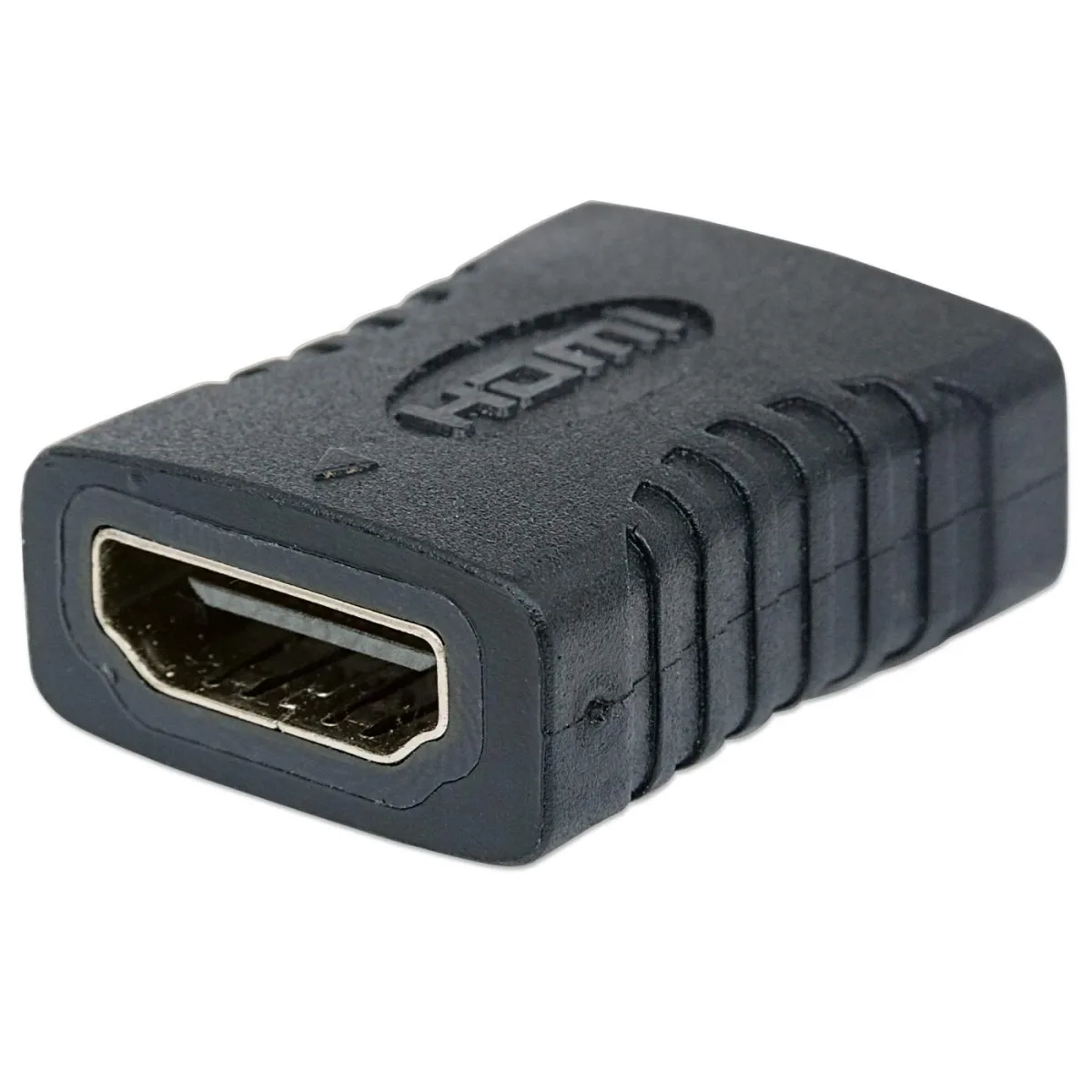 Manhattan 353465 HDMI Coupler 4K/60HZ Straight- Female/Female Black Polybag