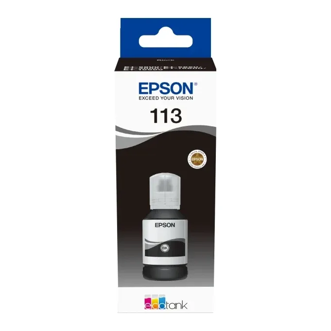 Epson Ink Cartridges, 113, Ink Bottle, 1 x 127.0 ml Black