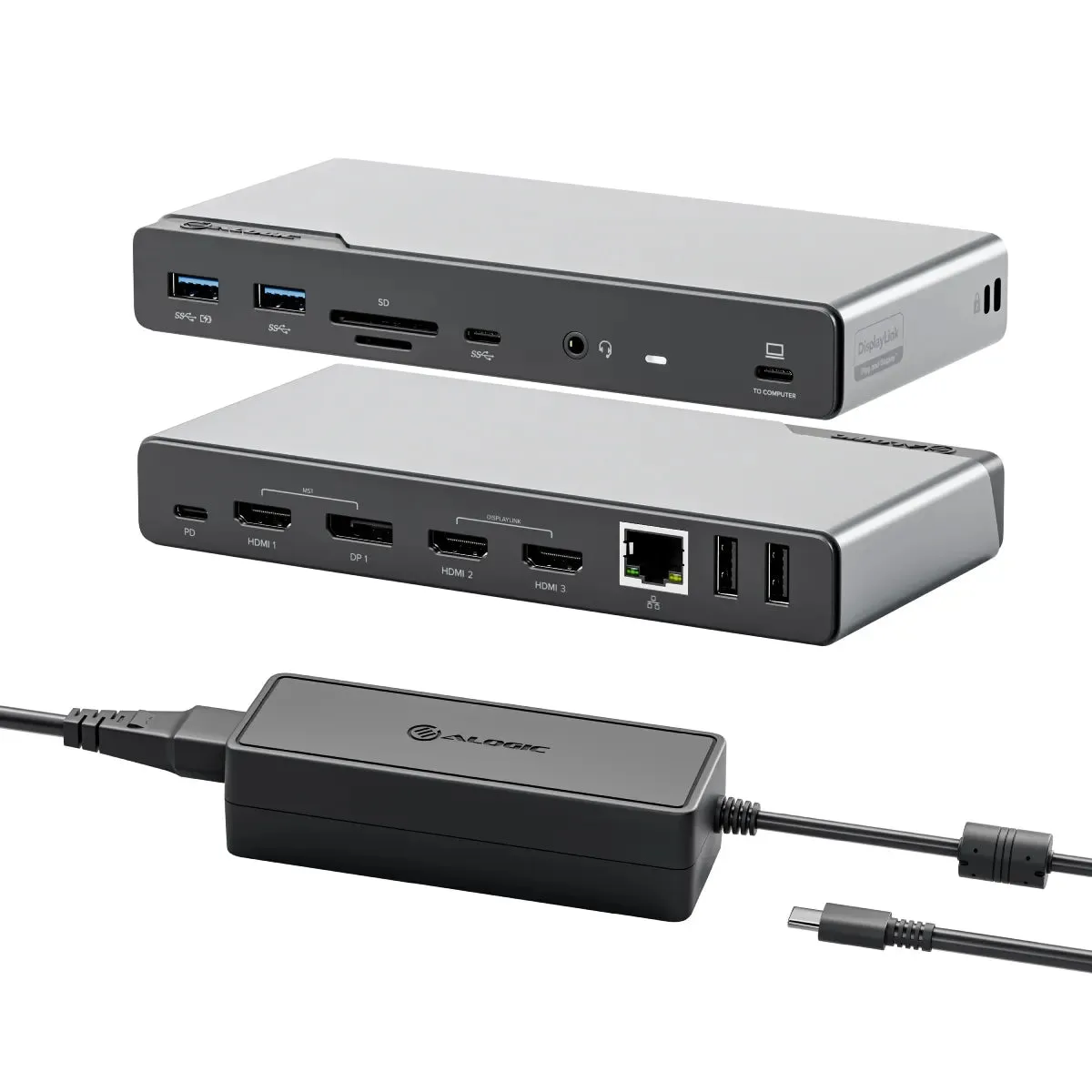 QUAD DISPLAY UNIVERSAL DOCKING STATION