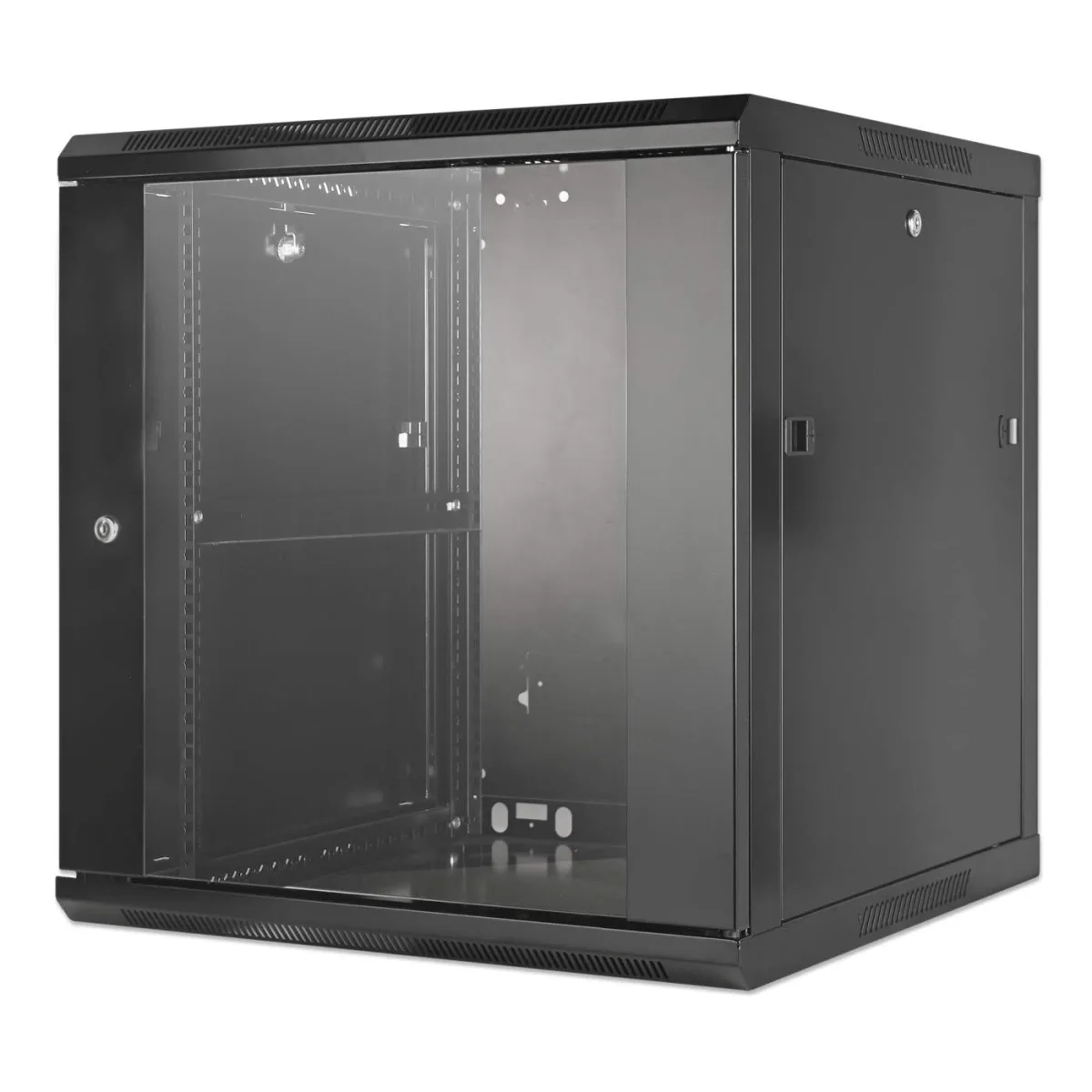 Intellinet 712088 Network Cabinet Wall Mount 12U- (Standard 600MM Black Assembled