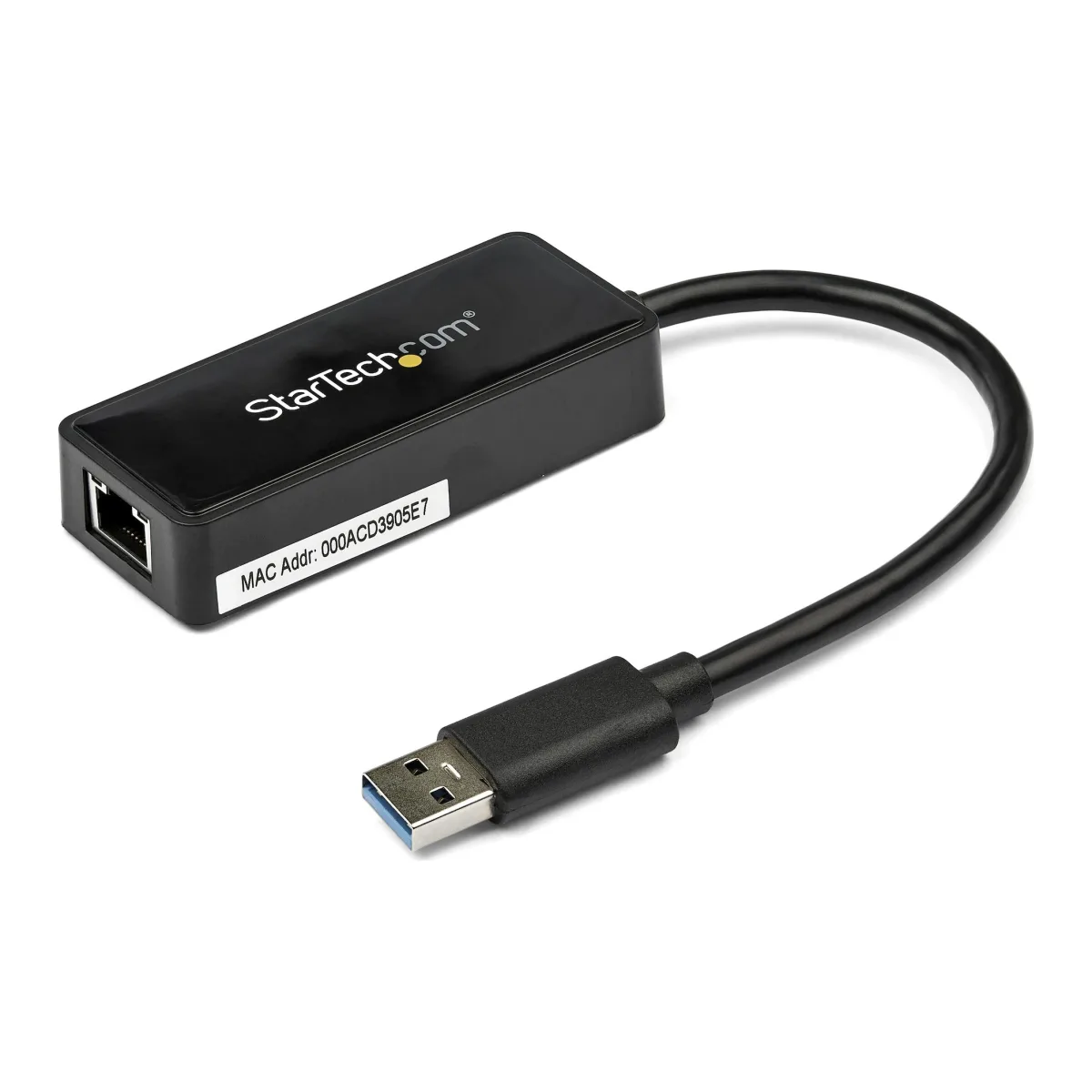 Startech USB 3.0 Ethernet Adapter - USB 3.0 Network Adapter NIC with USB Port - USB to RJ45 - USB Passthrough (USB31000SPTB) - Network adapter - USB 3.0 - Gigabit Ethernet - black - for P/N: TB33A1C