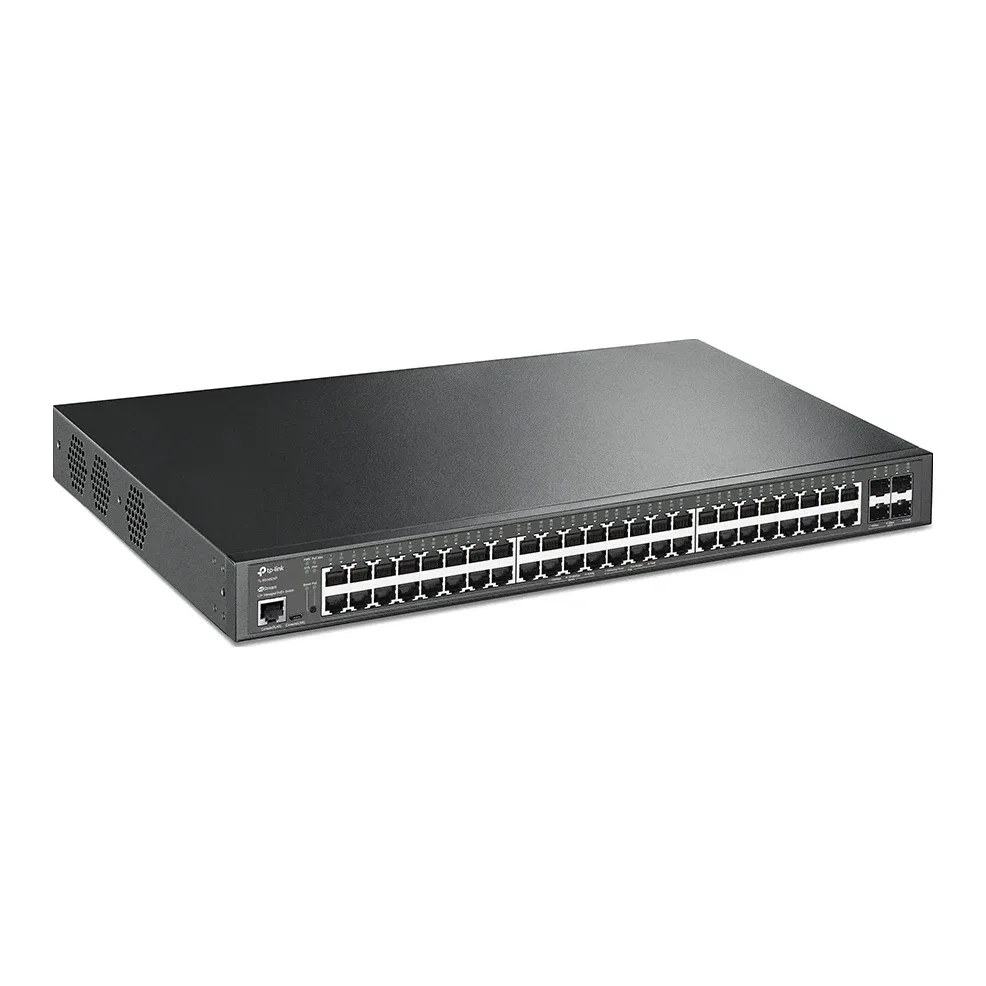 TP-Link JetStream TL-SG3452X 48-Port Metal Gigabit L2+ Managed Switch with 4 10GE SFP+ Slots