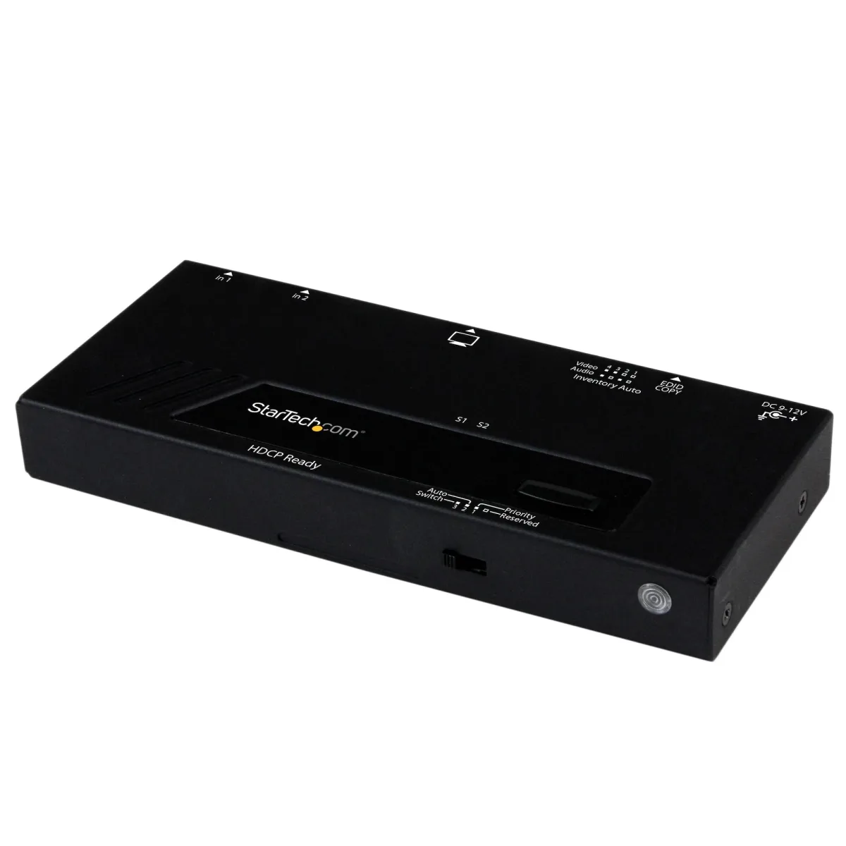 Startech 2 Port HDMI Switch w/ Automatic and Priority Switching - 2 In 1 Out HDMI Selector with Automatic Priority Switching - 1080p (VS221HDQ)