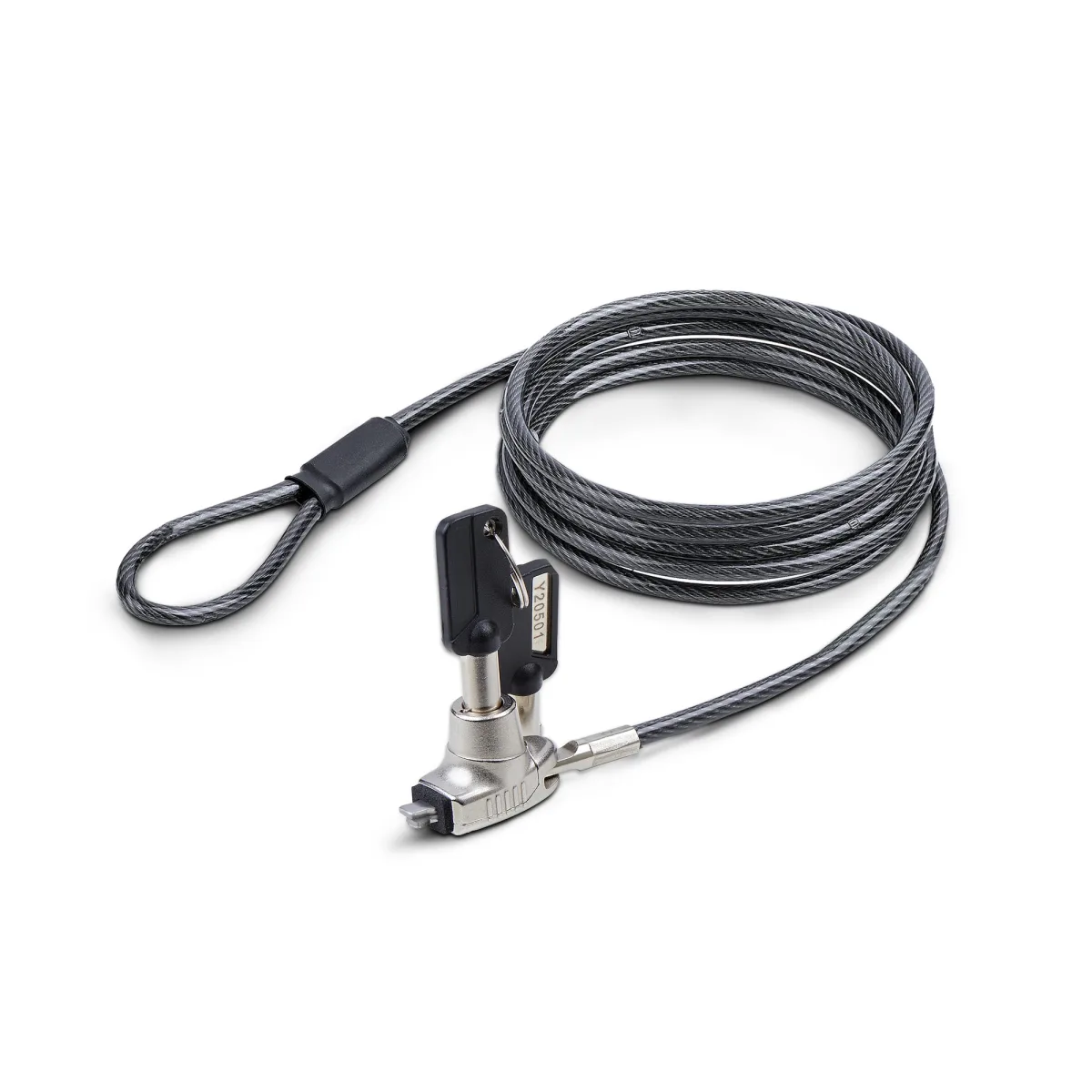 Startech Slim Lock Noble Wedge Slot Compatible, 6.6ft Locking Cable - Security cable lock - anti-theft - 2 m - TAA Compliant