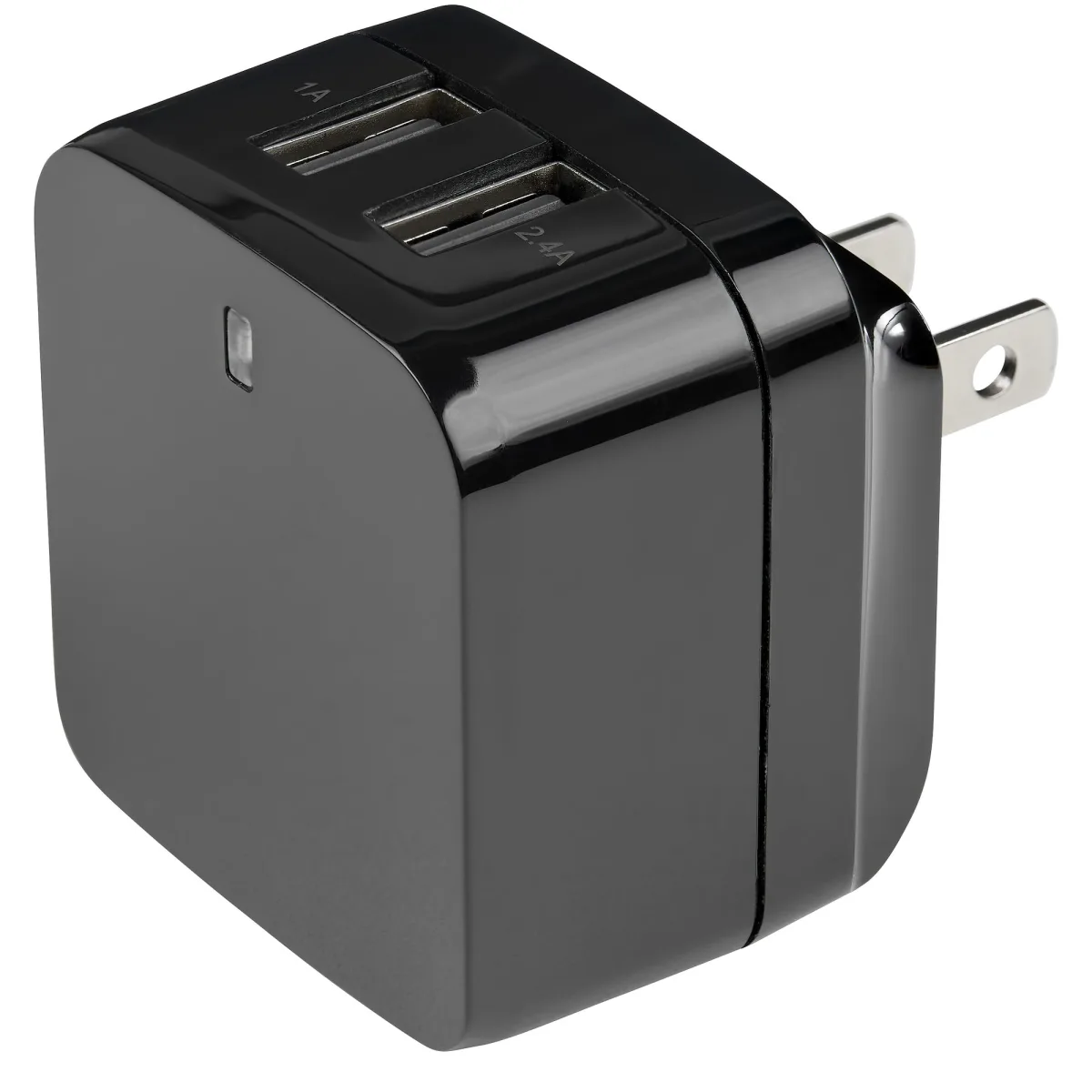 Startech Travel USB Wall Charger - 2 Port - Black - Universal Travel Adapter - International Power Adapter - USB Charger (USB2PACBK)