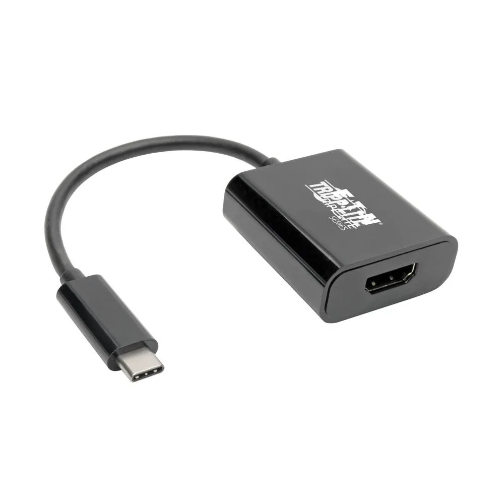 Eaton Tripp Lite Series USB C to HDMI Adapter Converter M/F 4K USB Type C to HDMI Black USB Type C, Thunderbolt 3 Compatible - External video adapter - USB-C 3.1 - HDMI - black