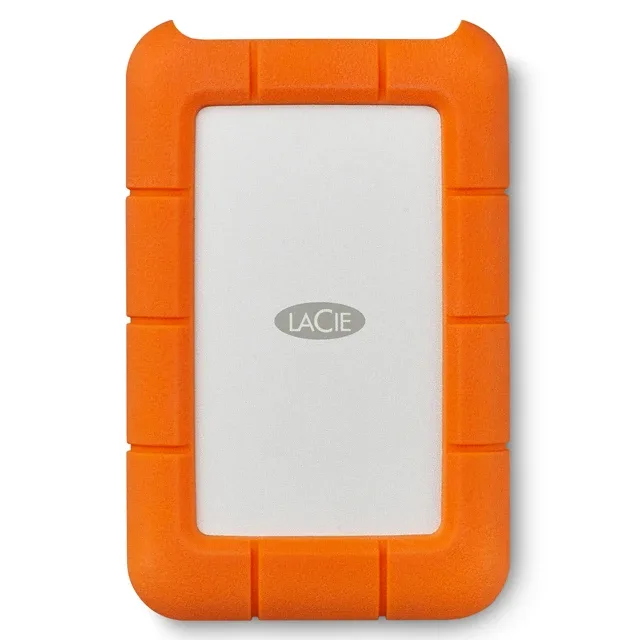 LaCie Rugged USB-C - Hard drive - 4 TB - external (portable) - USB 3.1 Gen 1 (USB-C connector) - orange