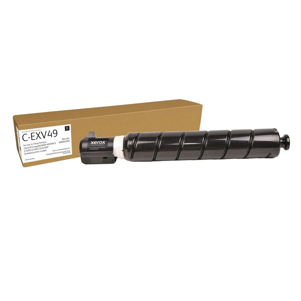 Xerox 006R04907 Everyday Remanufact. Toner Repl Canon C-EXV49 Black (8524B002)