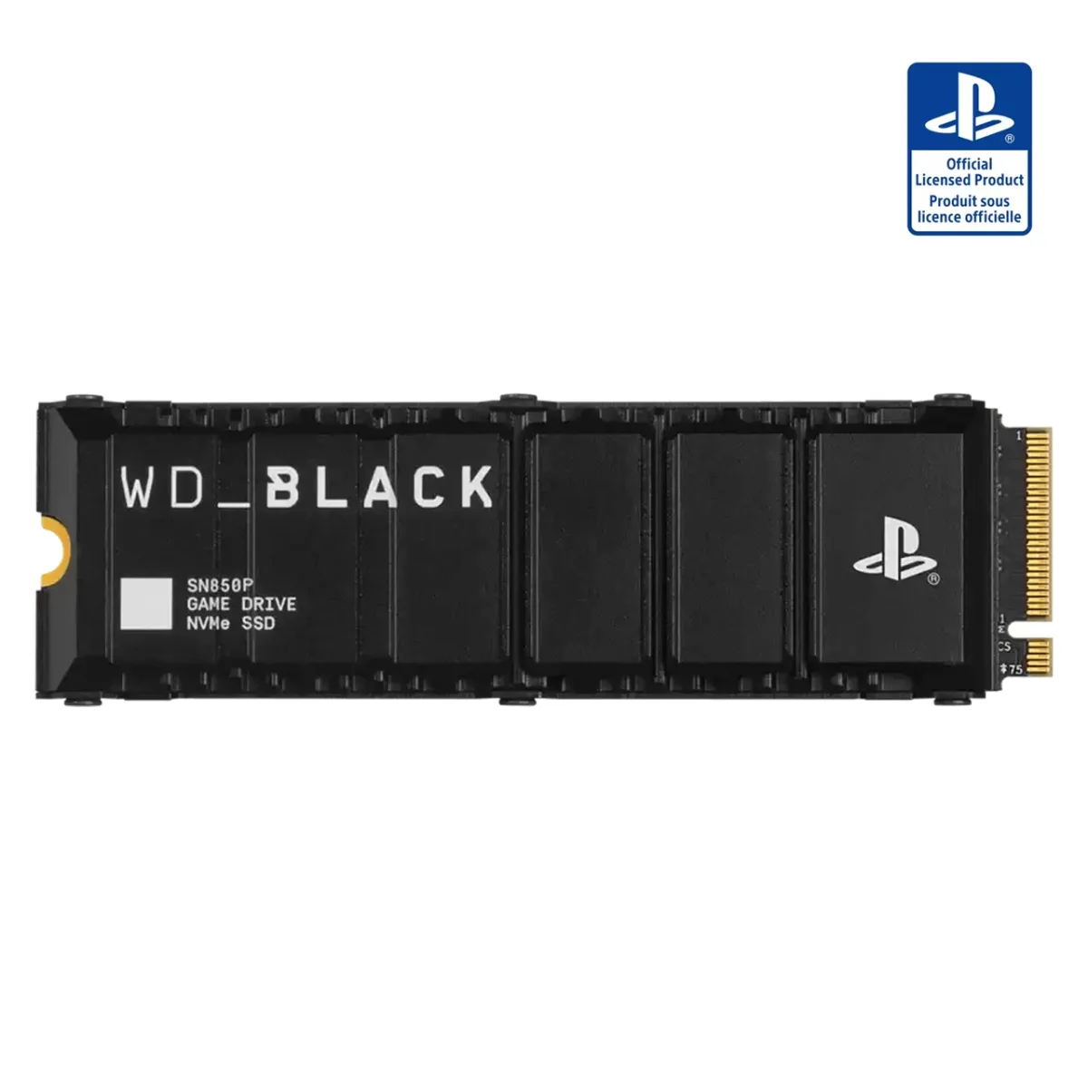 WD Black SN850P NVMe SSD WDBBYV0020BNC-WRSN - SSD - 4 TB - internal - M.2 2280 - PCIe 4.0 x4 (NVMe) - integrated heatsink - for Sony PlayStation 5