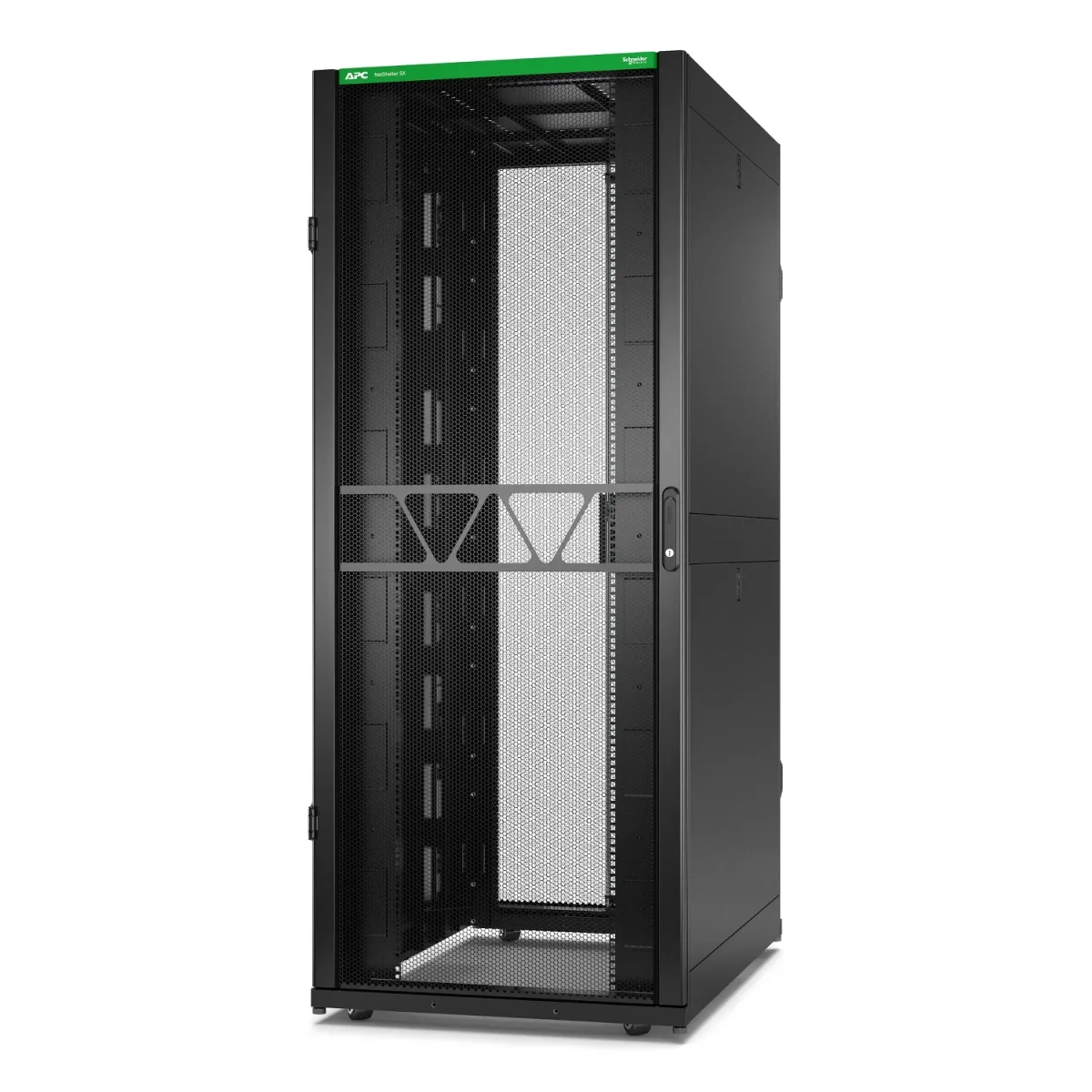 APC NetShelter SX Gen 2 - Rack cabinet - 2258H x 800W x 1200D mm, with Sides - floor-standing - black - 48U - 19" - TAA Compliant