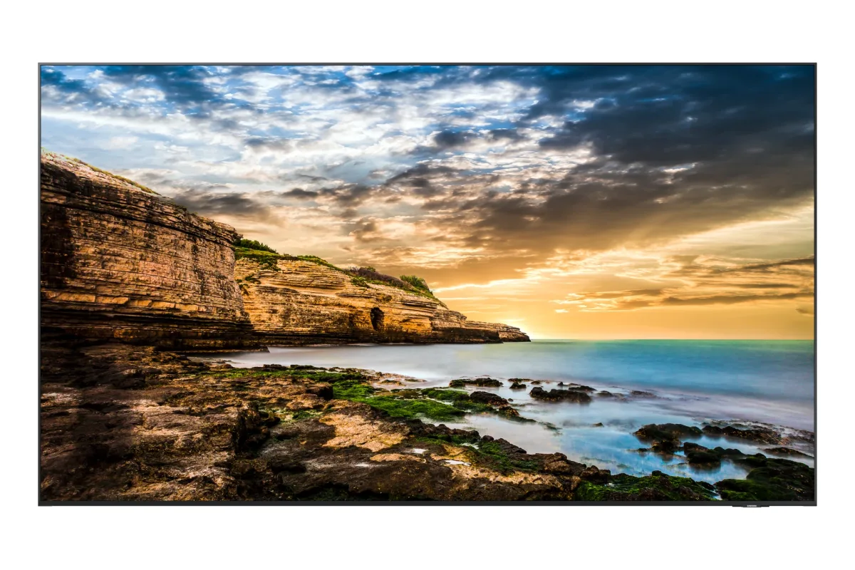 Samsung QE85T - 85" Diagonal Class QET Series LED-backlit LCD display - digital signage - Tizen OS - 4K UHD (2160p) 3840 x 2160