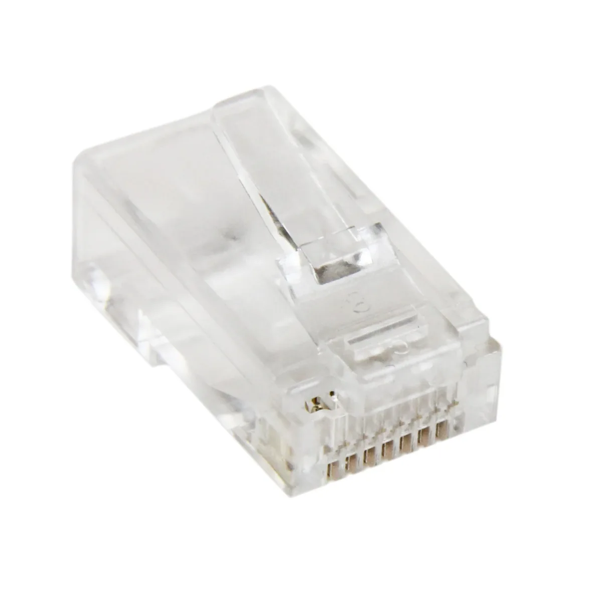 Startech Cat5e RJ45 Stranded Modular Plug Connector - 50 Pkg - Bulk Cat 5e Plugs - 50x RJ45 Ends (CRJ4550PK)