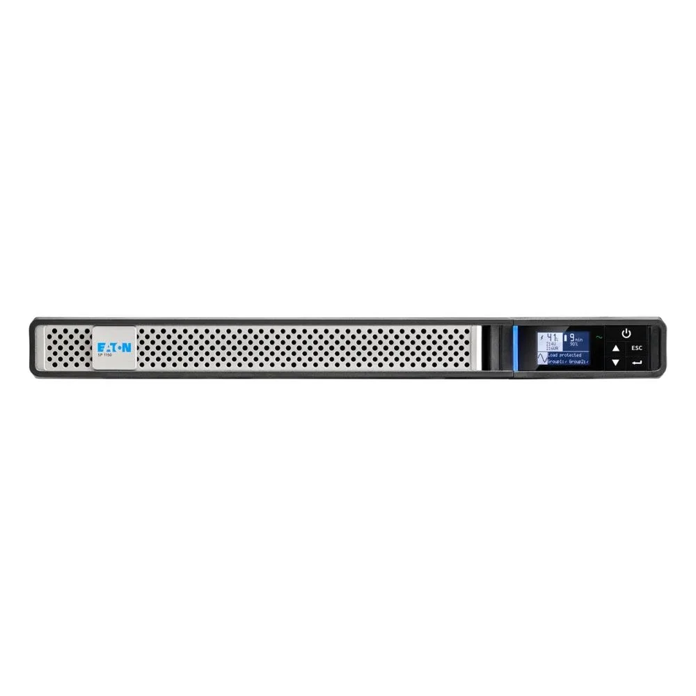 Eaton 5P 1150i - Gen 2 - UPS (rack-mountable) - AC 200/208/220/230/240 V - 920 Watt - 1150 VA - 1-phase - 9 Ah - RS-232, USB - output connectors: 6 - 1U - 19" - black, silver
