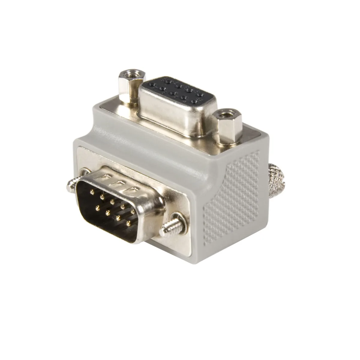 StarTech Right Angle DB9 to DB9 Serial Cable Adapter Type 2 - M/F (GC99MFRA2)