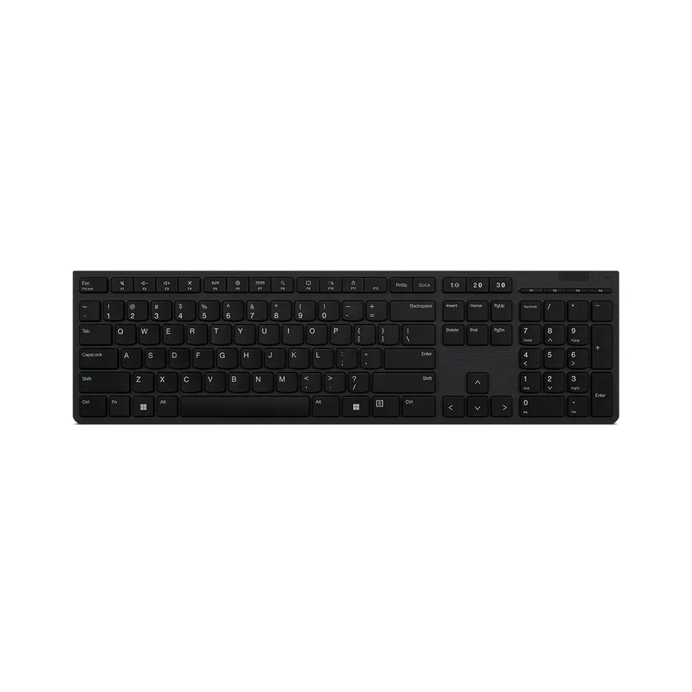 Lenovo Professional - Keyboard - wireless - Bluetooth, 2.4 GHz - QWERTY - UK - grey - brown box