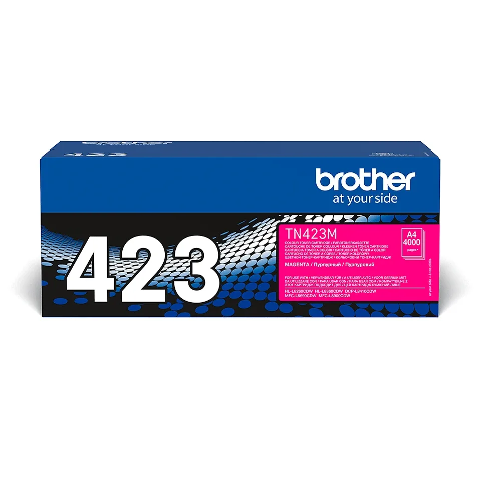 Brother TN423M - Magenta - original - toner cartridge - for Brother DCP-L8410CDW, DCP-L8410CDWT, HL-L8360CDWMT, MFC-L8690CDW