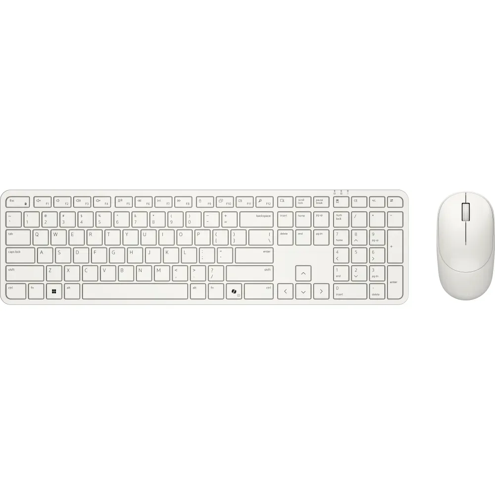 Dell Pro 5 KM526 - Keyboard and mouse set - full size - wireless - 2.4 GHz - QWERTY - UK - light ash