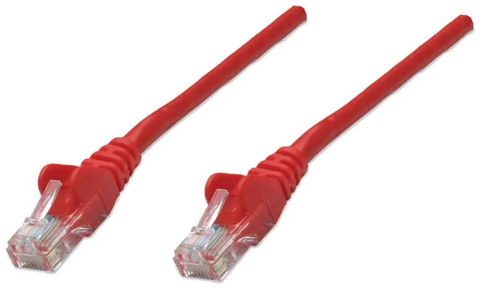 Intellinet 325998 Network Cable CAT5E Cca 20M Red U/Utp Snagless/Booted