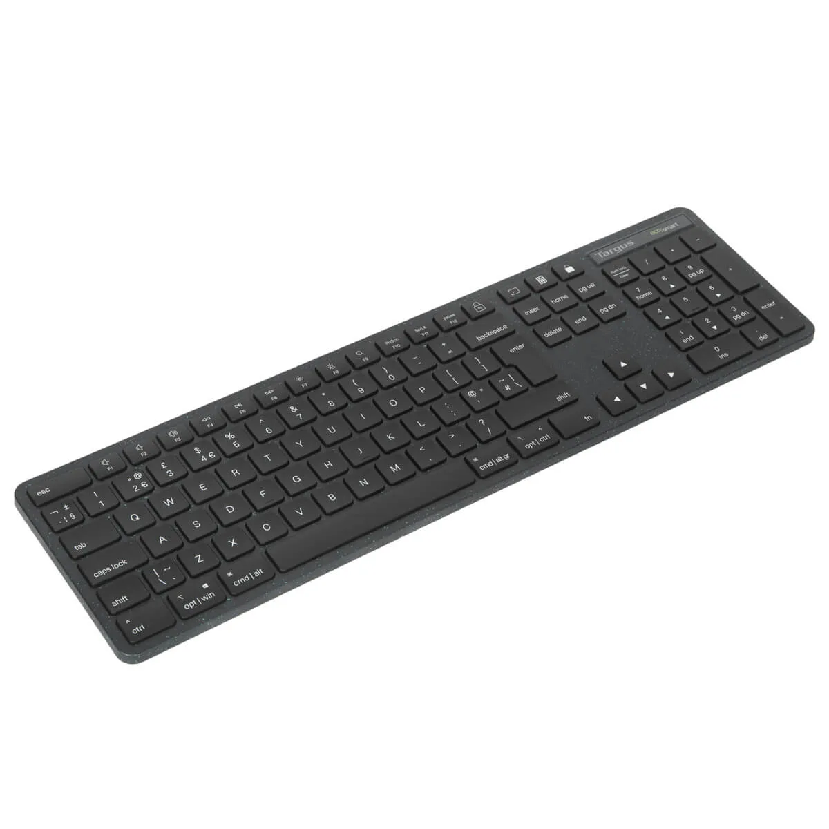 Targus EcoSmart - Keyboard - full size - antimicrobial - USB - QWERTY - Nordic - black