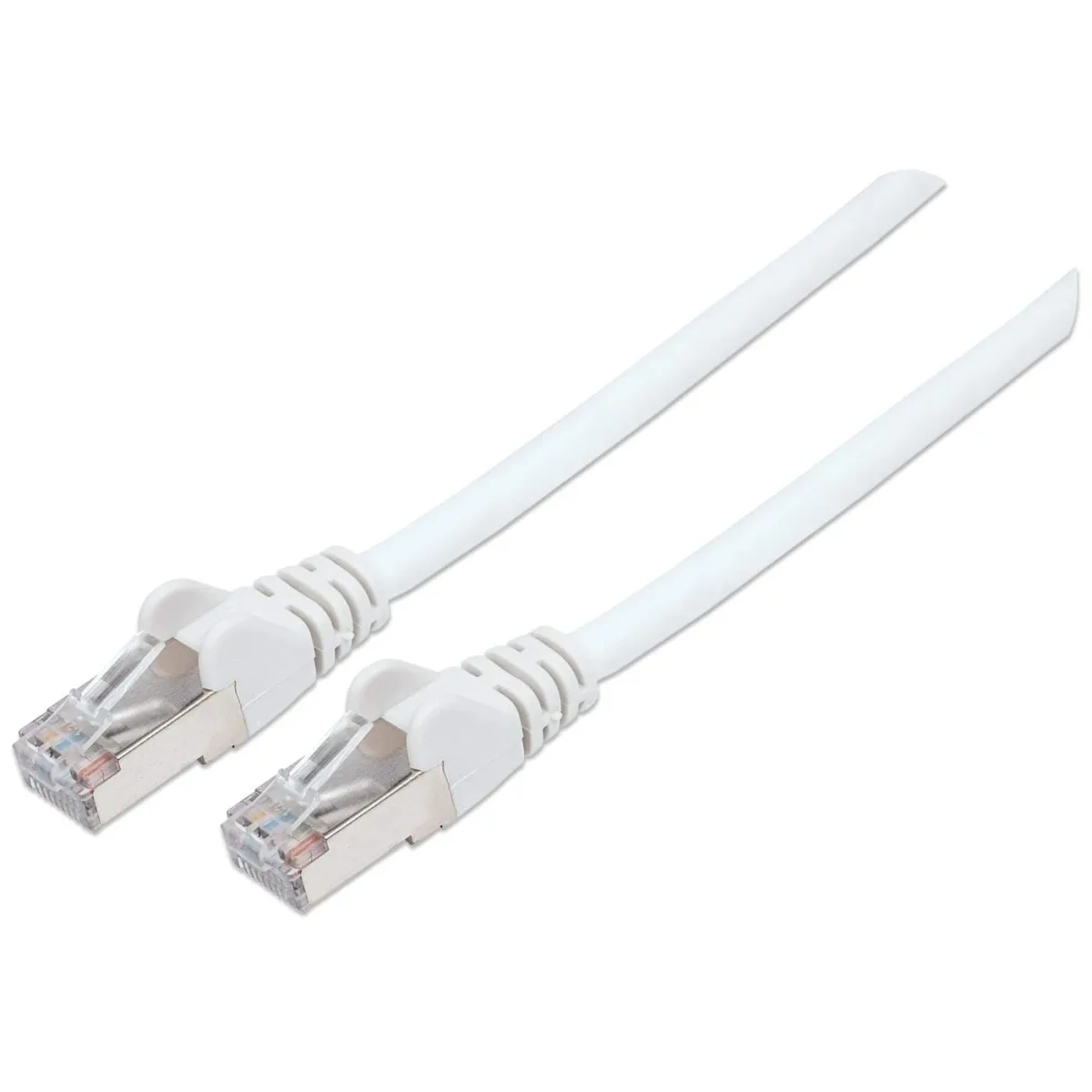 Intellinet 735452 Network Cable CAT6 Copper 2M- White S/Ftp Snagless/Booted