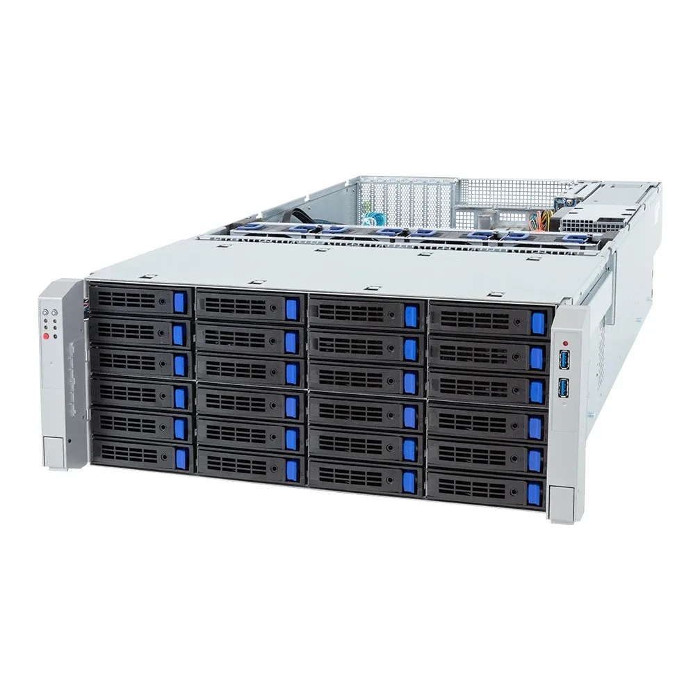 Gigabyte S453-Z30-AAV2 - Server - rack-mountable 4U - 1-way - no CPU - RAM 0 GB - SATA/SAS - hot-swap 2.5", 3.5" bay(s) - no HDD - AST2600 - Gigabit Ethernet, 5 Gigabit Ethernet, 10 Gigabit Ethernet - no OS - monitor: none