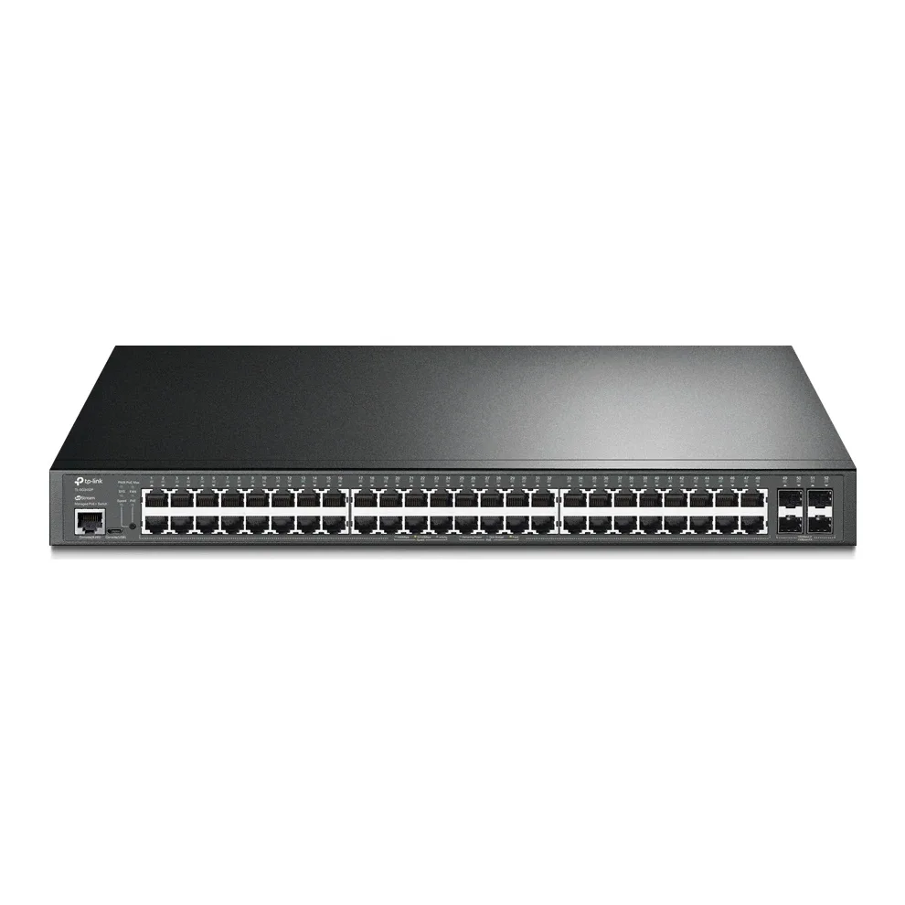 TP-Link JetStream TL-SG3452P 52-Port Metal Gigabit L2+ Managed Switch with 48-Port PoE+ (384W)