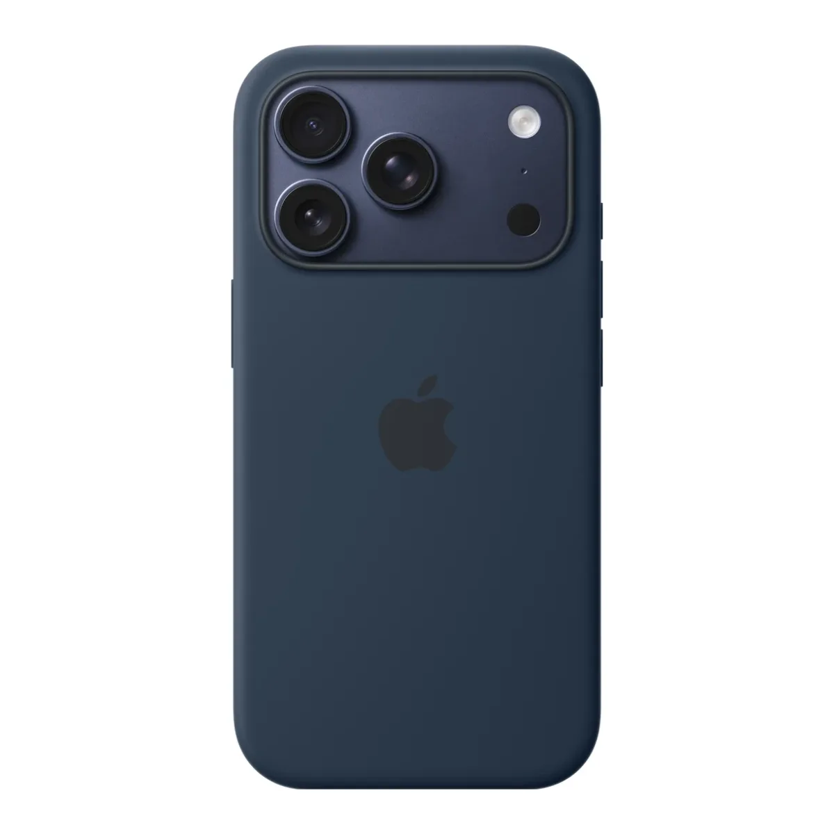 Apple - Protective cover for mobile phone - MagSafe compatibility - silicone - midnight - for iPhone 17 Pro