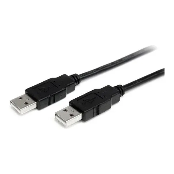 StarTech 2m USB 2.0 A to A Cable - M/M - 2m USB 2.0 aa Cable - USB a male to a male Cable (USB2AA2M) - USB cable - USB (M) to USB (M) - USB 2.0 - 2 m - black - for P/N: SV231HDMIUA