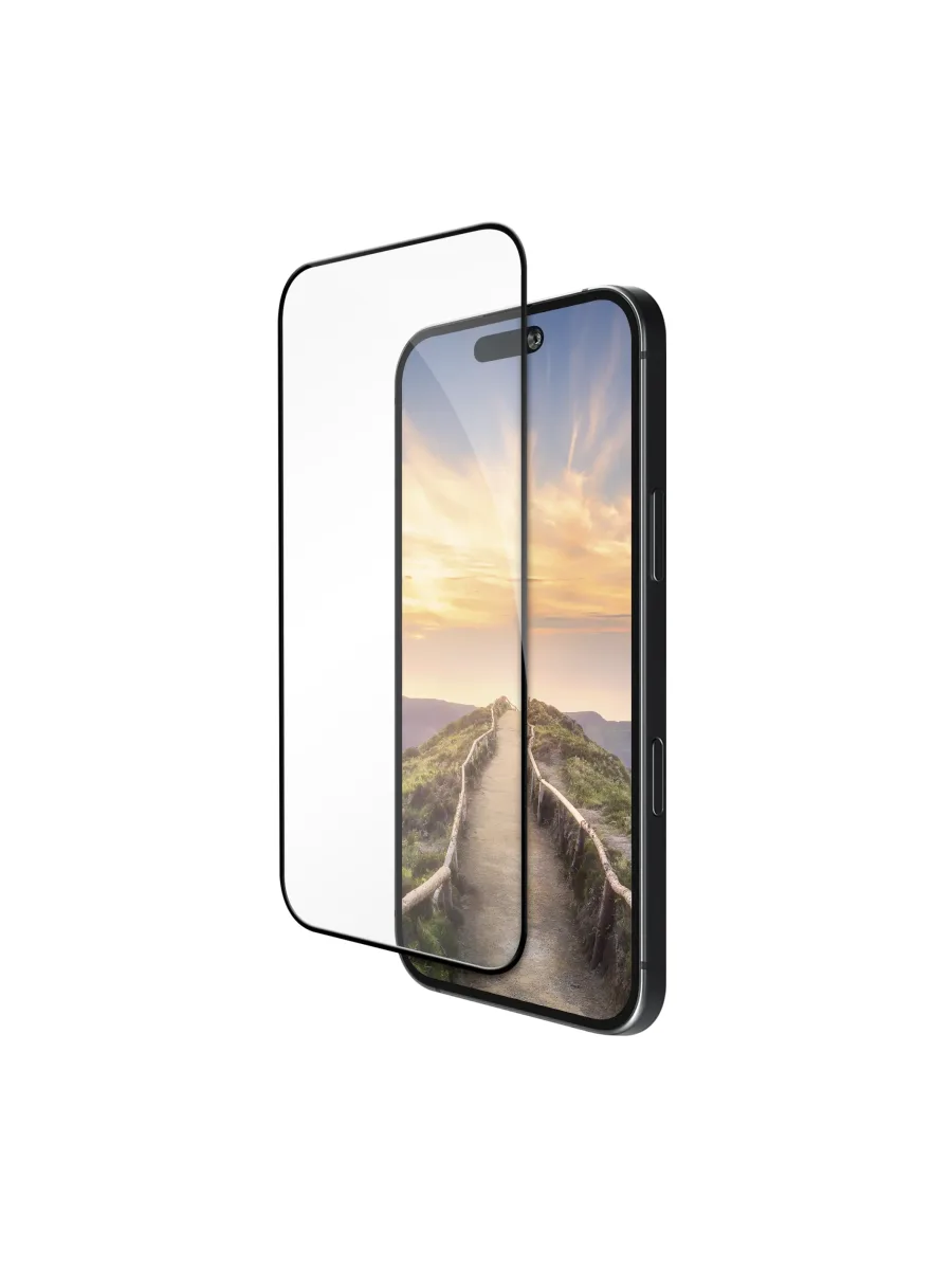 dbramante1928 Eco-shield - Screen protector for mobile phone - frame colour black - for Apple iPhone 17 Pro, 18 Pro