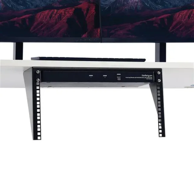Startech 6U Wall Mount Patch Panel Bracket - 19 in - Steel - Vertical Mounting Bracket for Networking and Data Equipment (RK619WALLV)