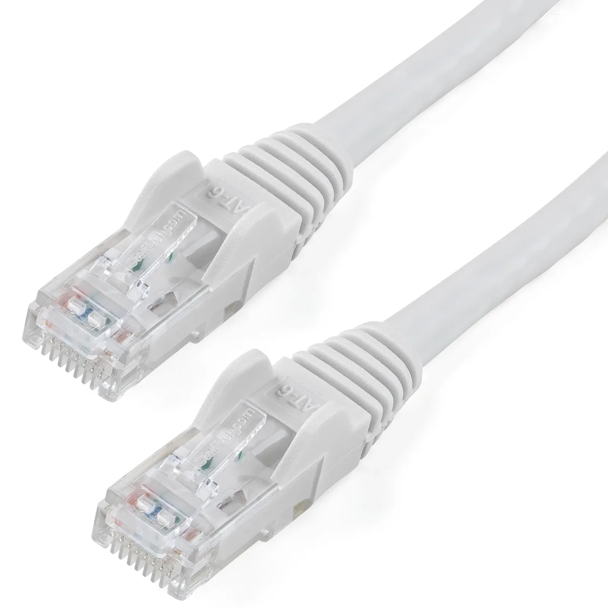 Startech 1.5m CAT6 Ethernet Cable, 10 Gigabit Snagless RJ45 650MHz 100W PoE Patch Cord, CAT 6 10GbE UTP Network Cable w/Strain Relief, White, Wiring is UL Certified/TIA - Category 6 - 24AWG (N6PATC150CMWH) - Patch cable - RJ-45 (M) to RJ-45 (M) - 1.5 m - UTP - CAT 6 - snagless - white