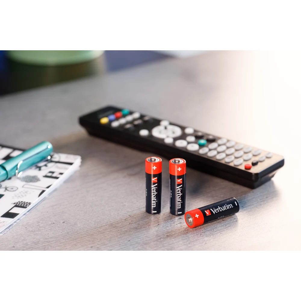 Verbatim (49503) AA Battery Alkaline 8 Pack (Hangcard)