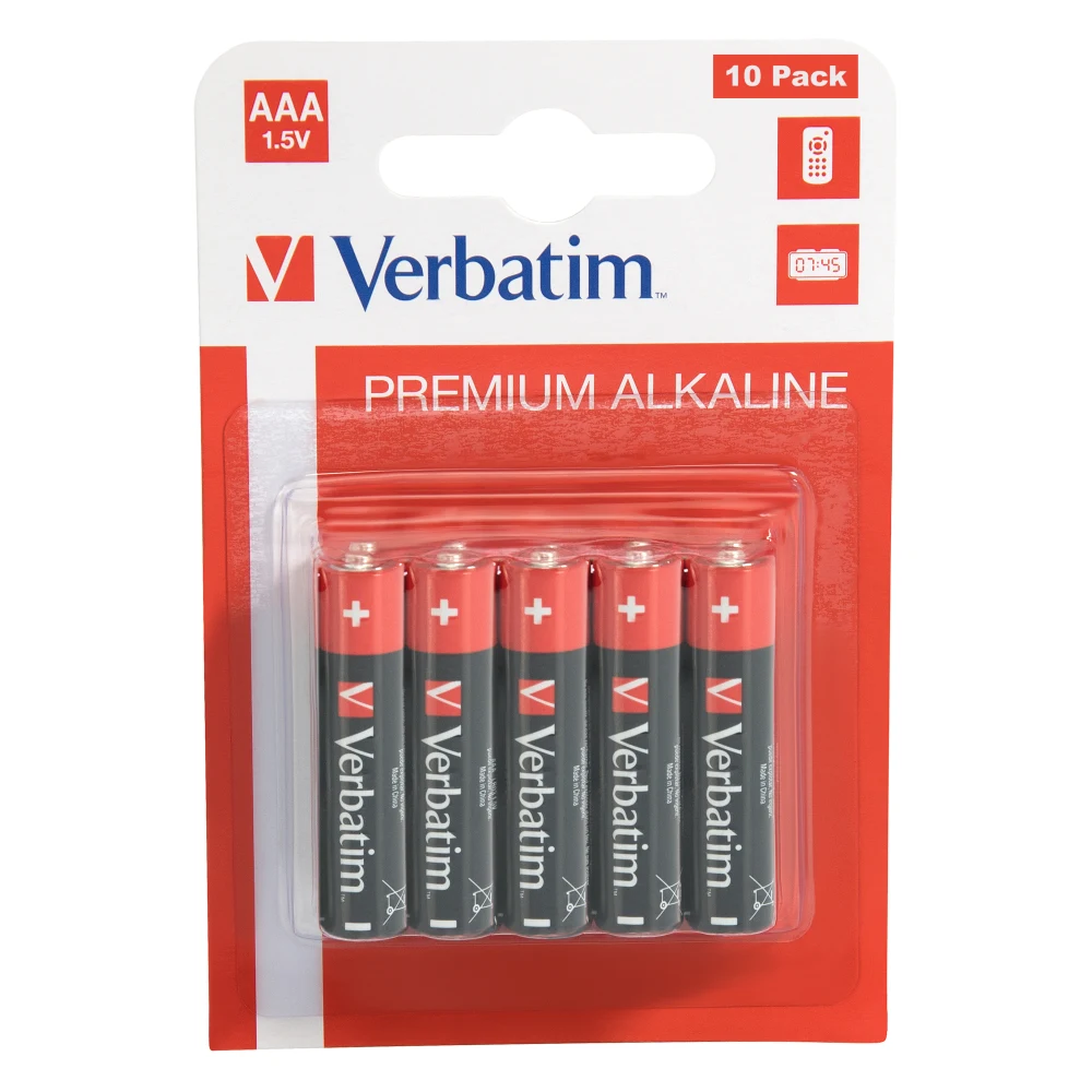 Verbatim (49874)  AAA Battery Alkaline 10 Pack