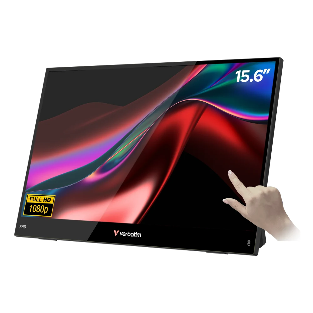 Verbatim (32402) Portable 15.6" Touchscreen IPS Monitor LIGHT, USB-C, Speakers