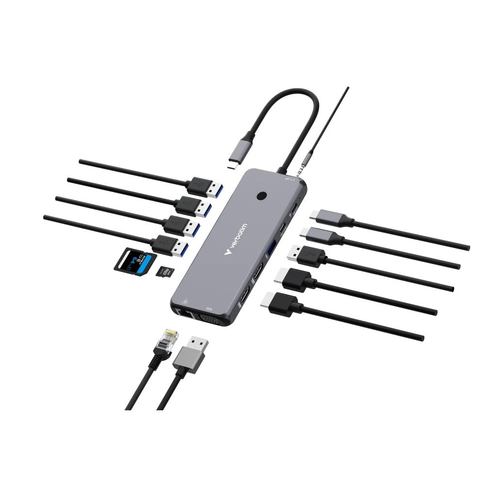 Verbatim (32154) USB-C Pro Multiport Hub 14 Port CMH-14
