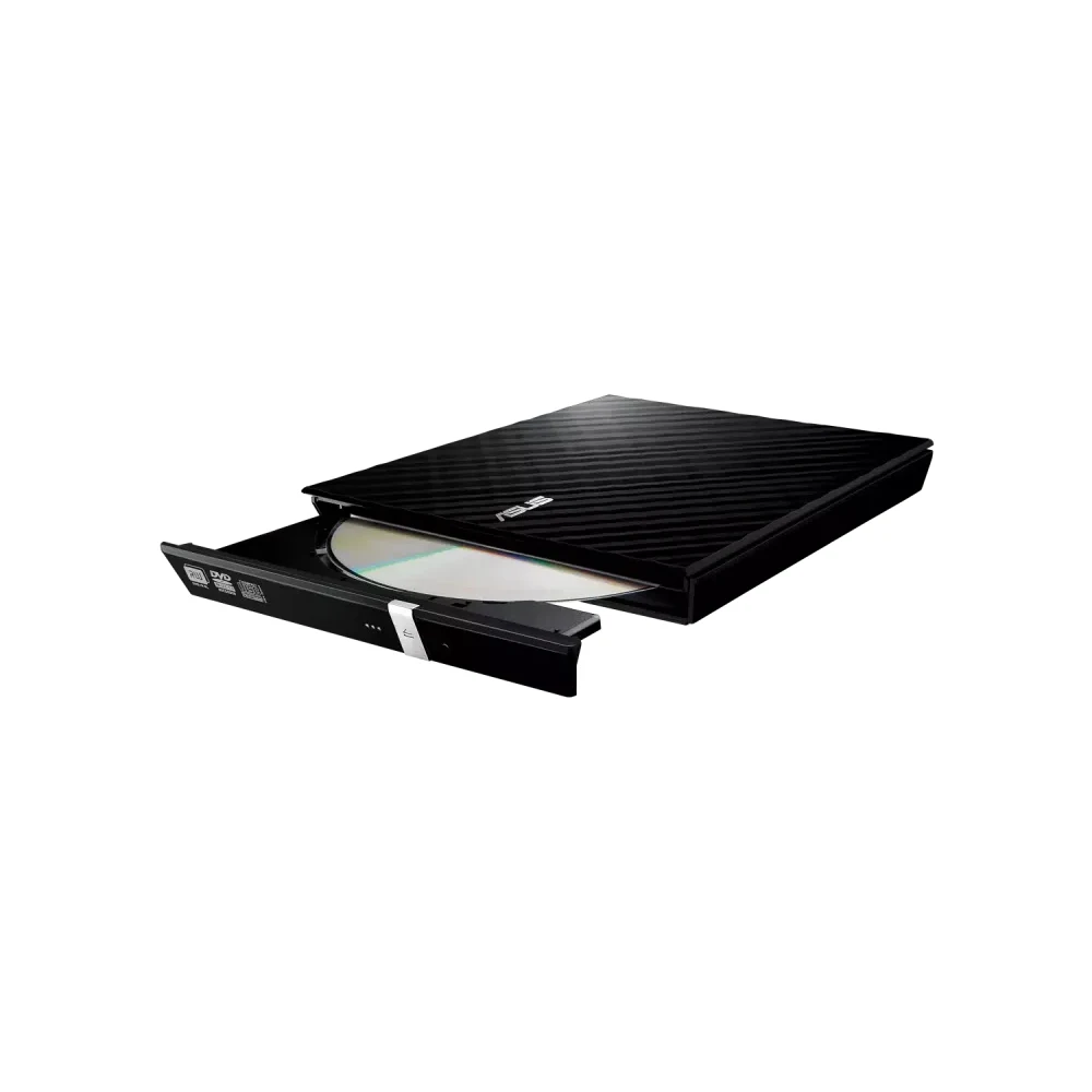 ASUS SDRW-08D2S-U LITE - Disk drive - DVD±RW (±R DL) / DVD-RAM - 8x/8x/5x - USB 2.0 - external - black